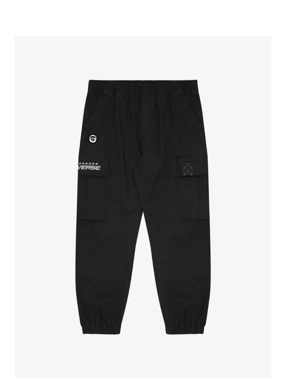 Black Cargo Jogger Pants - Aape by A Bathing Ape